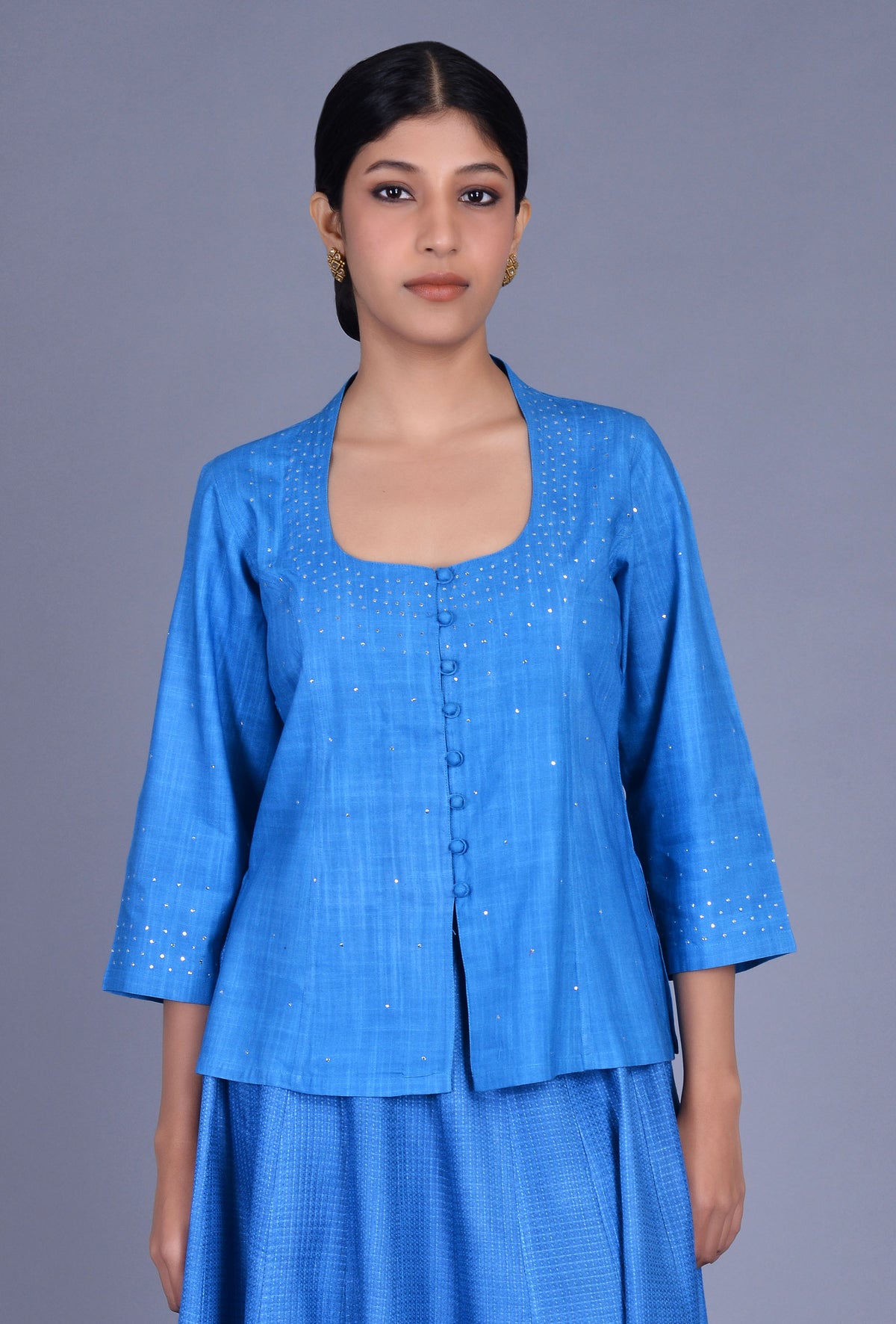 Blue Silk Ensemble