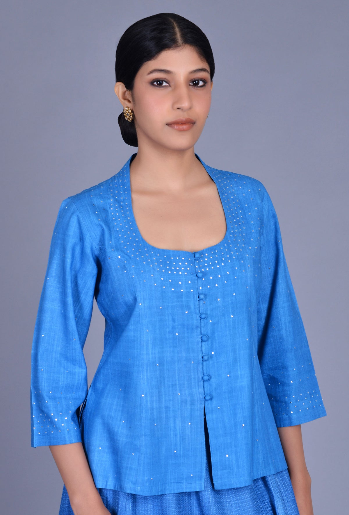 Blue Silk Ensemble