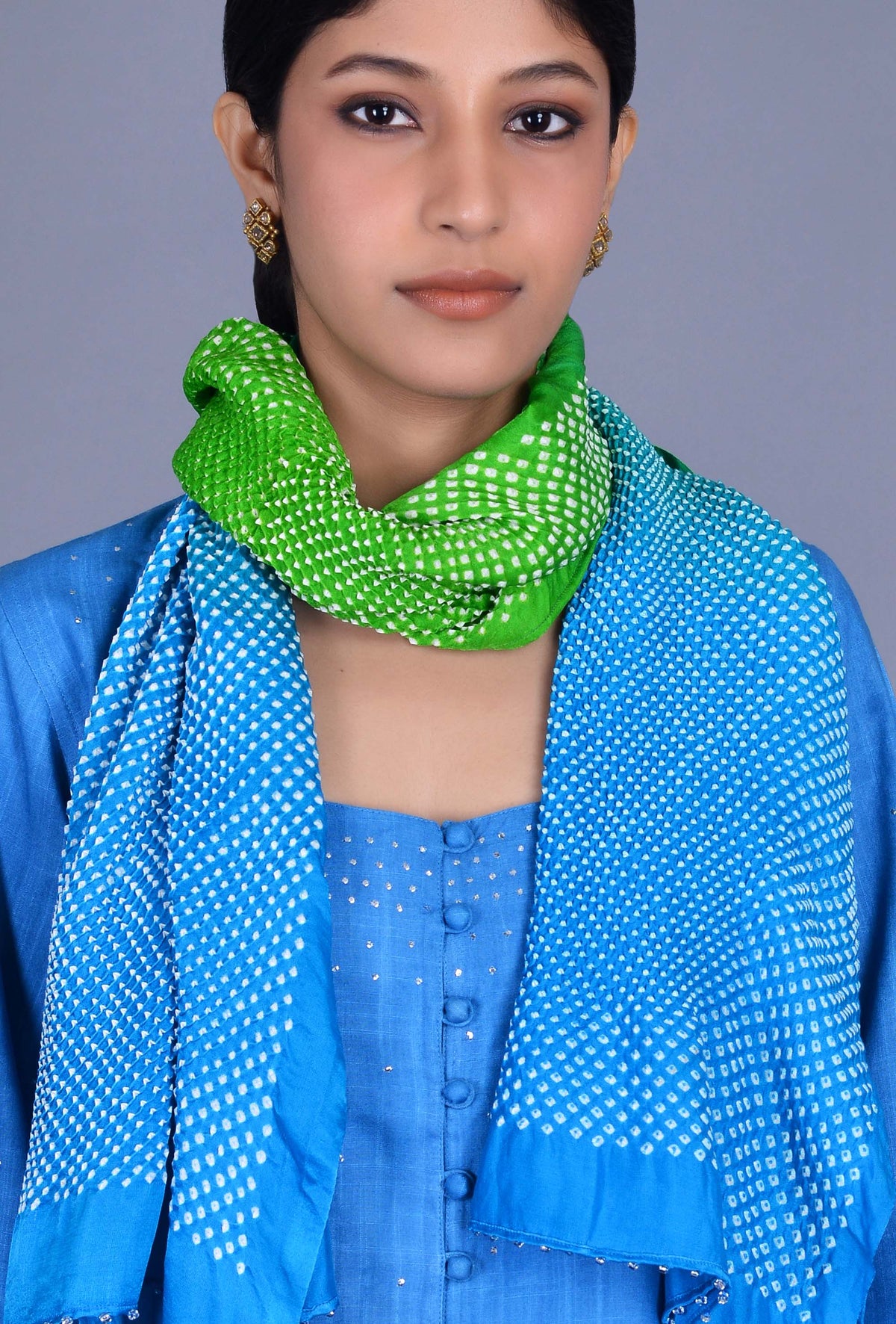 Blue Silk Ensemble