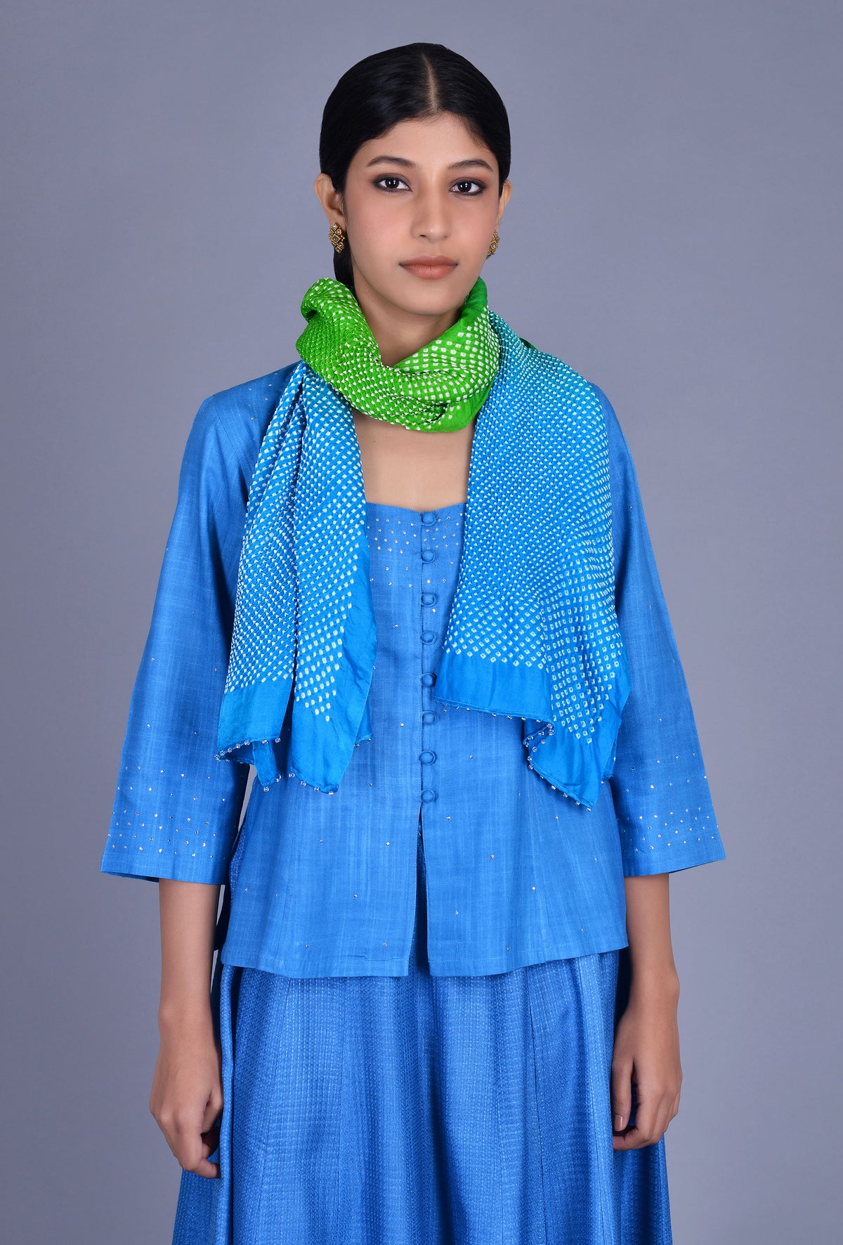 Blue Silk Ensemble