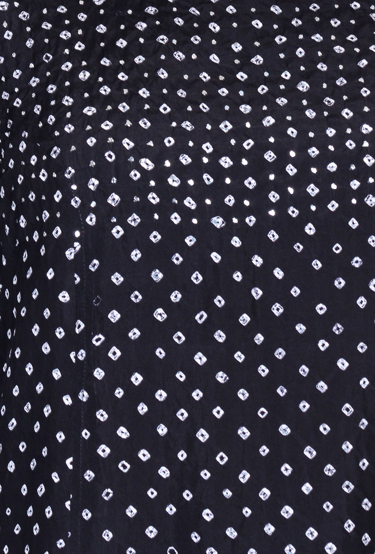 Silk Bandhani V Neck Kurta