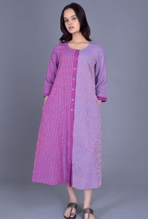 Striped Bhujodi Dress